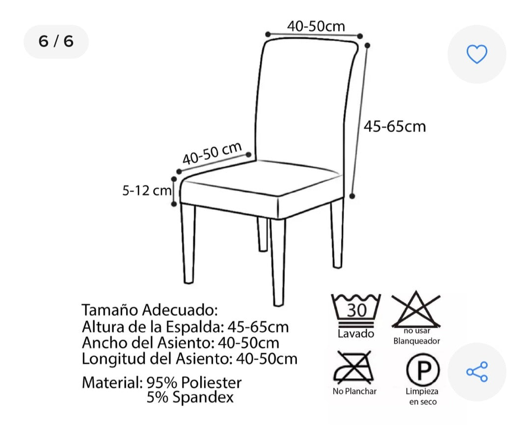 Forro para silla deLuxe™ PREMIUN ORIGINAL CON GRABADO⭐PAGA 4 TE ENVIAMOS 6⭐