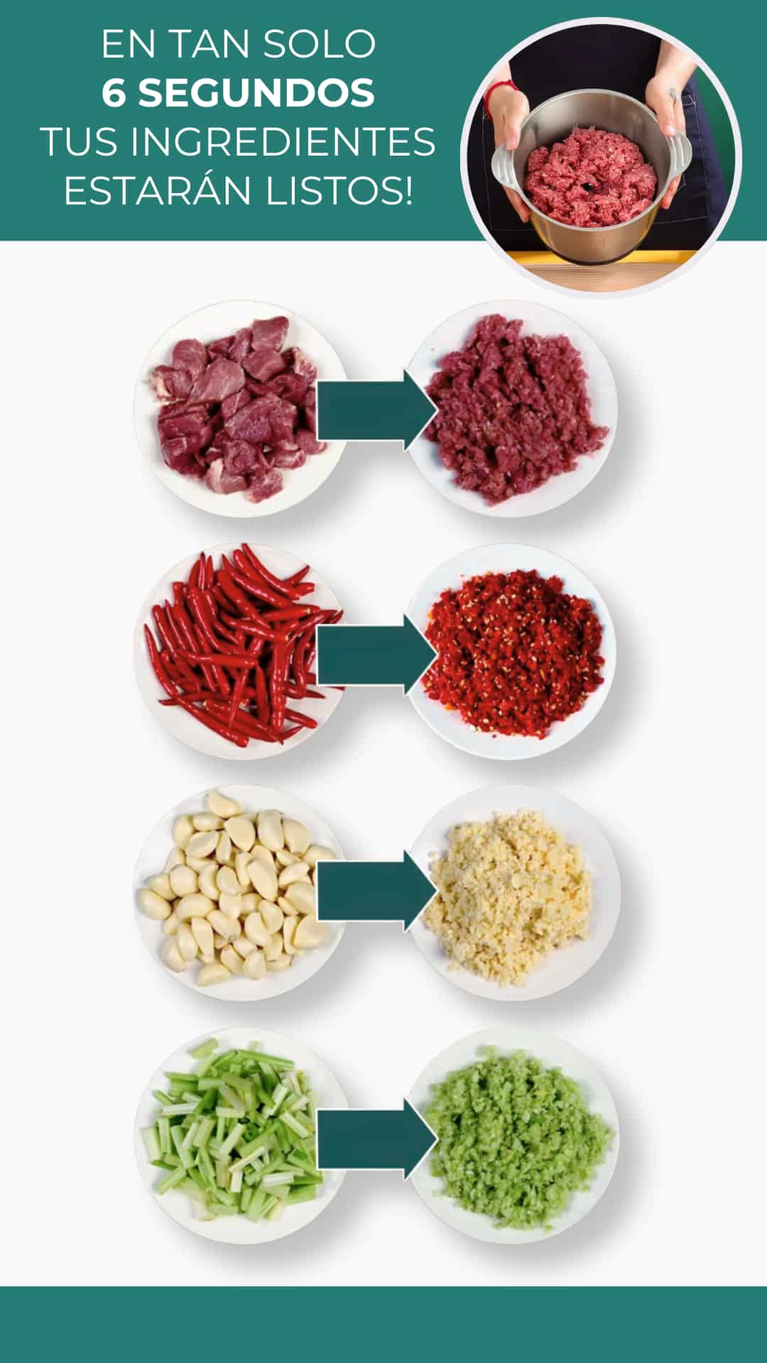 PICADORA DE CARNES Y VERDURAS + OBSEQUIO ESCURRIDOR DE FRUTAS Y VERDURAS ⭐⭐⭐