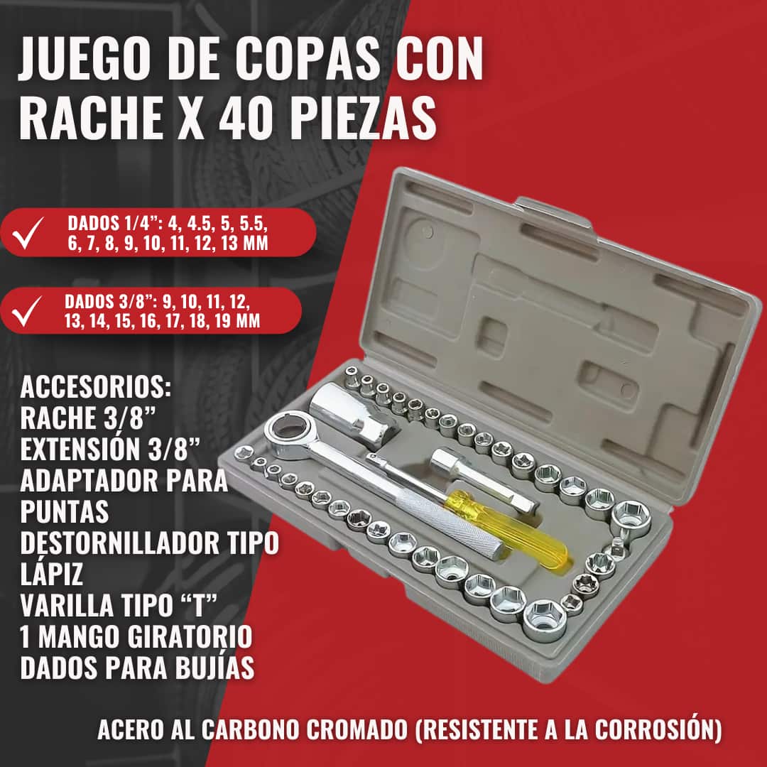 Juego De Copas Con Rache 40 Piezas