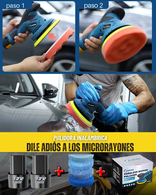 POLICHAMAX® pule brilla y quitas rayones en segundos 🔥2 beterías y juego de pomos🔥