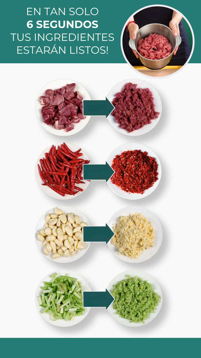 PICADORA DE CARNES Y VERDURAS + OBSEQUIO ESCURRIDOR DE FRUTAS Y VERDURAS ⭐⭐⭐