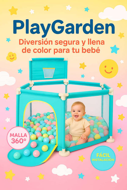 PlayGarden: El espacio seguro y encantador donde tu bebé juega, crece y tú respiras tranquila