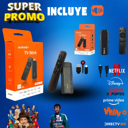 🔥Tv Stick INCLUYE (M46IS tv) LA PLATAFORMA DE ENTRETENIMIENTO # 1 EN COLOMBIA