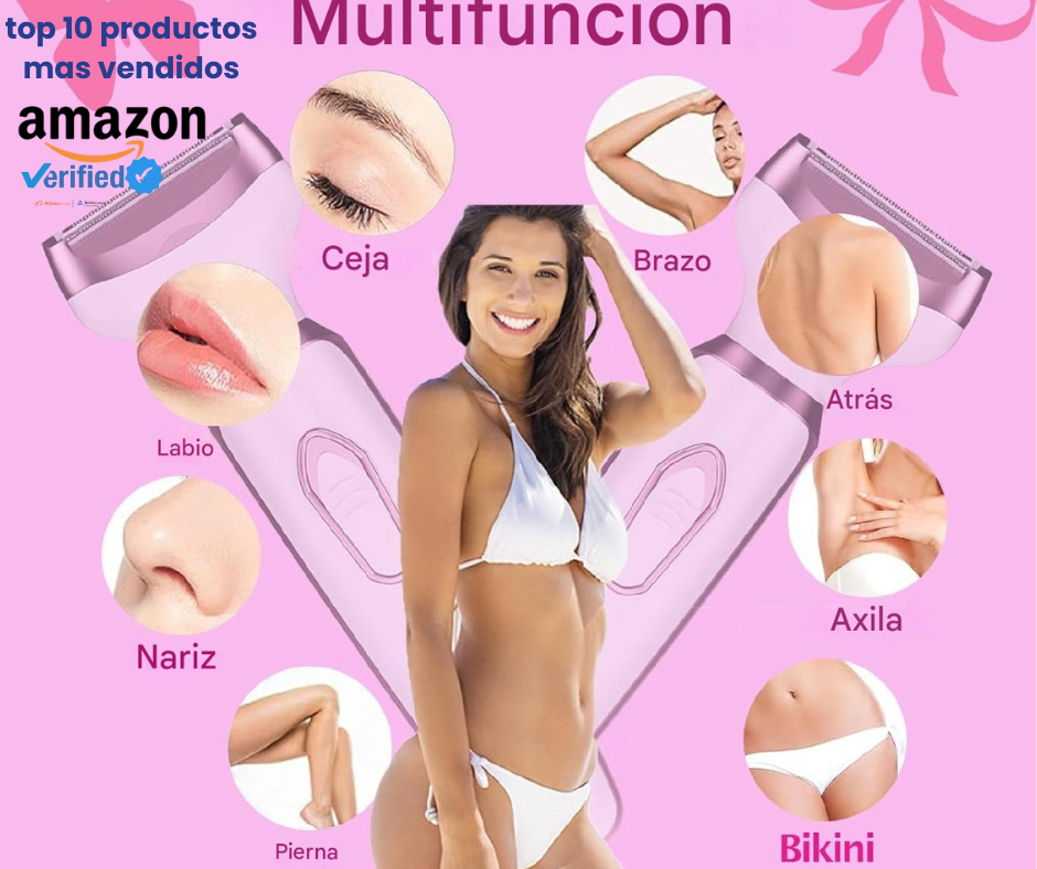 Depiladora portatil SilkTouch 4 en 1 Adios a los vellos FEOS (Axilas , vikiny ,bogote ,cejas y demas)⭐ PRODUCTO ORIGINAL⭐