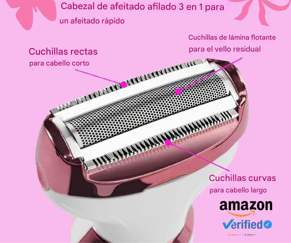 Depiladora portatil SilkTouch 4 en 1 Adios a los vellos FEOS (Axilas , vikiny ,bogote ,cejas y demas)⭐ PRODUCTO ORIGINAL⭐