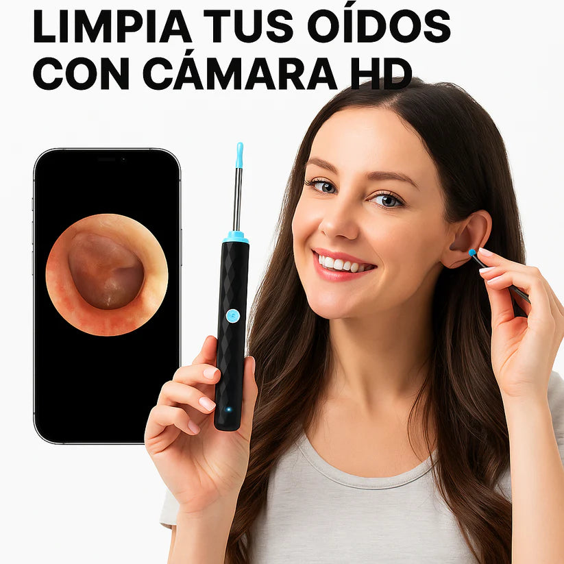 CleanEar PRO™️Limpiador De Oídos Con Cámara 🔥llévalo con 30% DCTO🔥