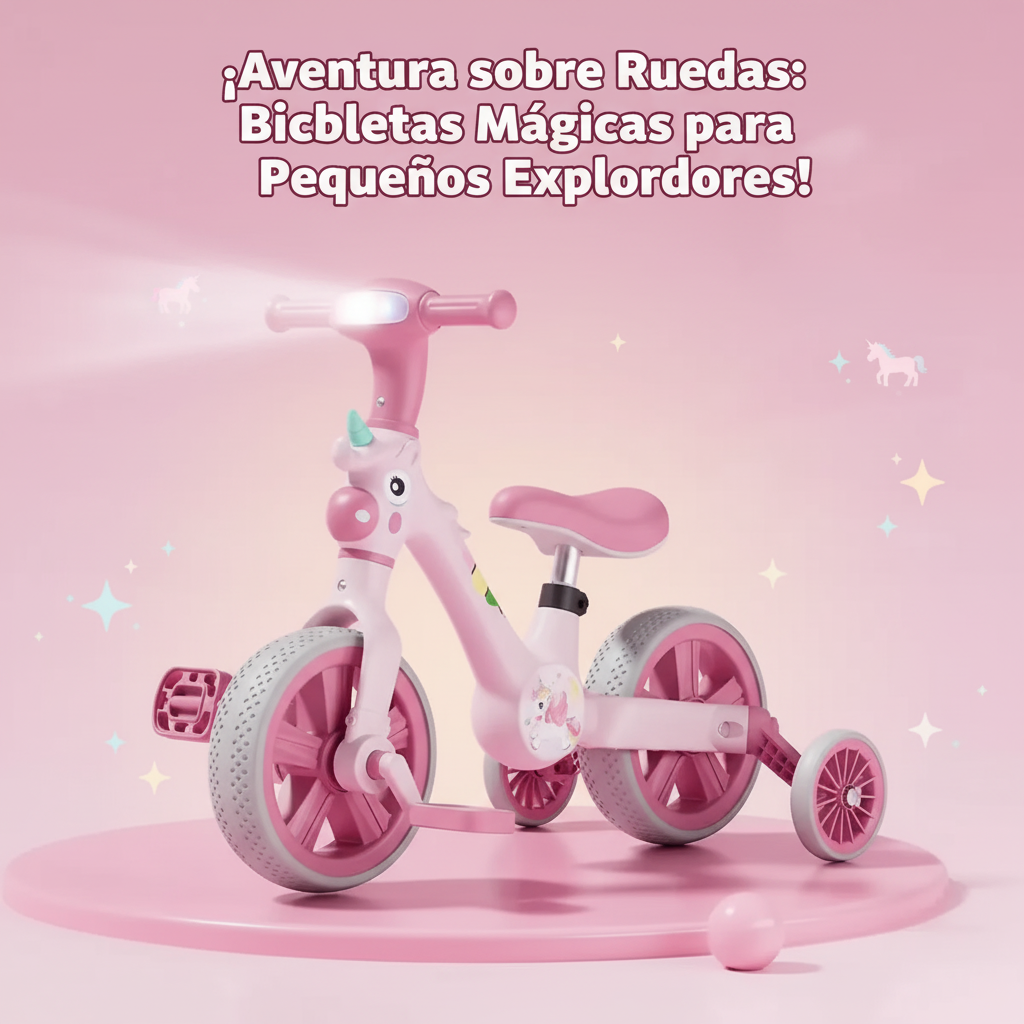 Diseño 3-en-1: modo sin pedales (equilibrio) → triciclo con pedales → bicicleta de entrenamiento